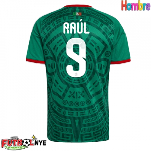 Camiseta México Raul Jimenez #9 Primera Equipación Mundial 2026 manga corta